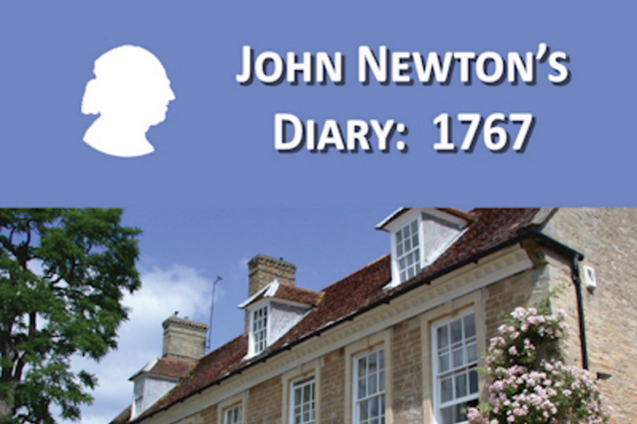 Cover of John Newton's diary 1767