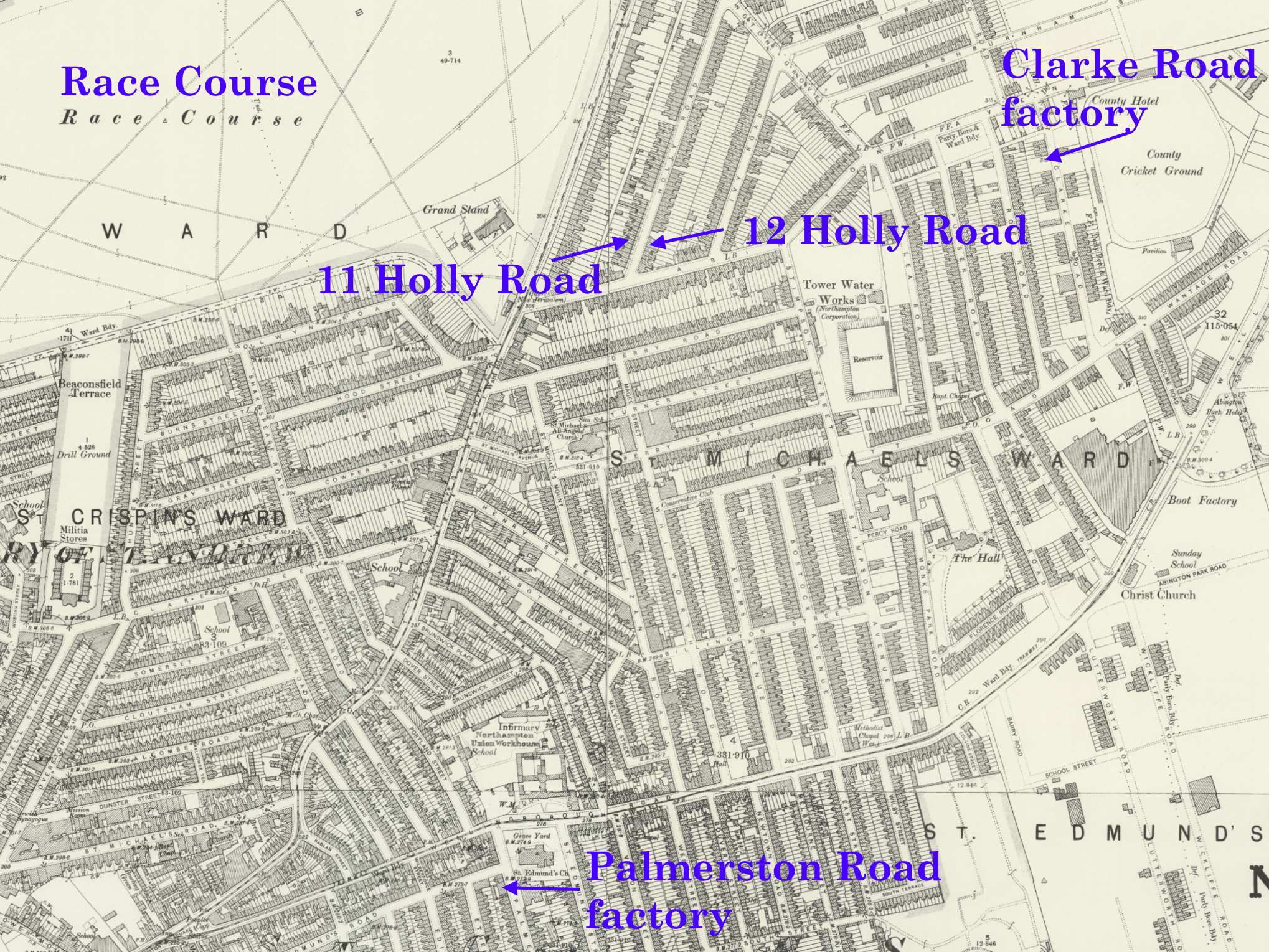 Key locations associated with George Nelson (1890-1952) 