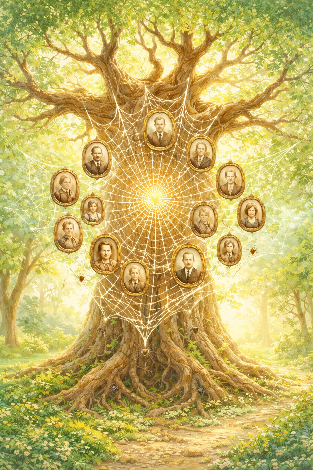 A family tree is in reality, a web.